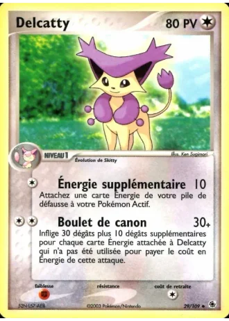 Delcatty #29/109 — EX Rubis & Saphir