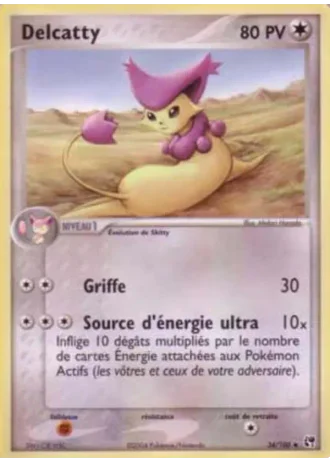 Delcatty #34/100 — EX Tempête de sable