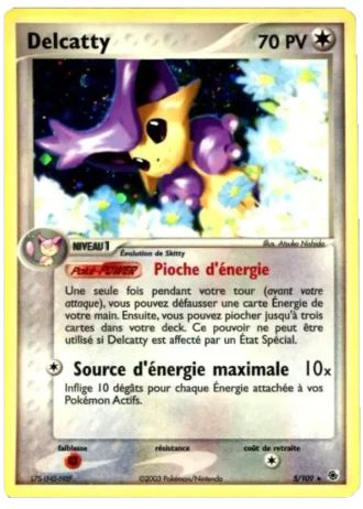 Delcatty #5/109 — EX Rubis & Saphir