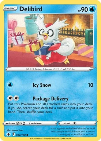 Delibird #032/198 — Holiday Calendar 2022