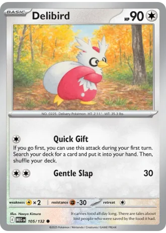 Delibird #105/132 — Mega Evolution