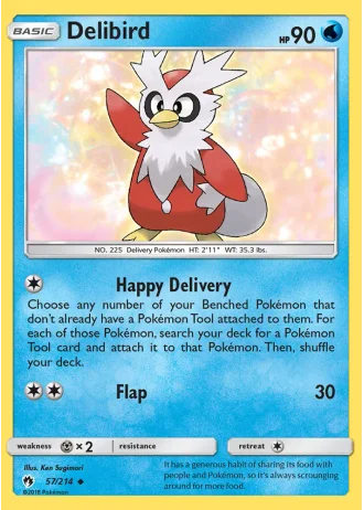 Delibird #57/214 — Lost Thunder