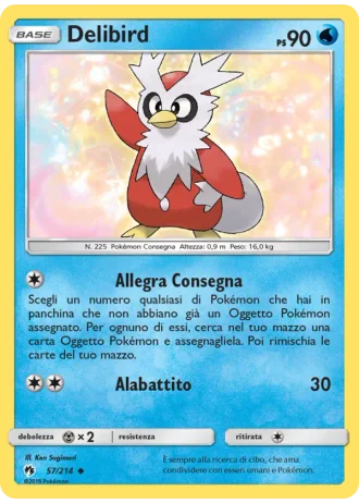 Delibird #57/214 — Tuoni Perduti