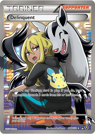 Delinquent #98b — Yellow A Alternate