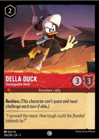 Della Duck - Unstoppable Mom #106/204 — Into the Inklands