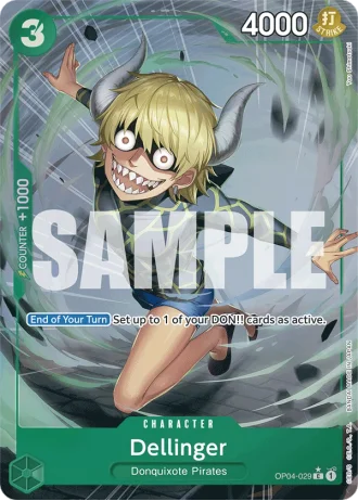 Dellinger (OP04-029) (Full Art) — One Piece The Best (PRB01)