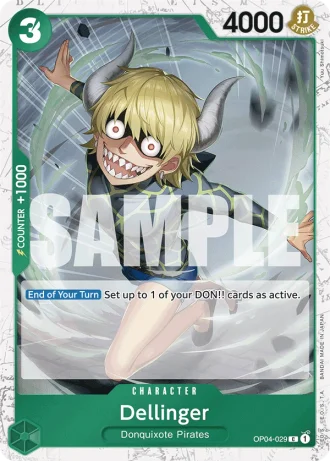 Dellinger (OP04-029) (Jolly Roger Foil) — One Piece The Best (PRB01)