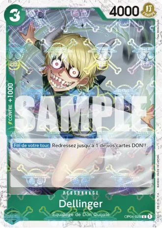 Dellinger (OP04-029) (Jolly Roger Foil) — ONE PIECE CARD THE BEST (PRB01)