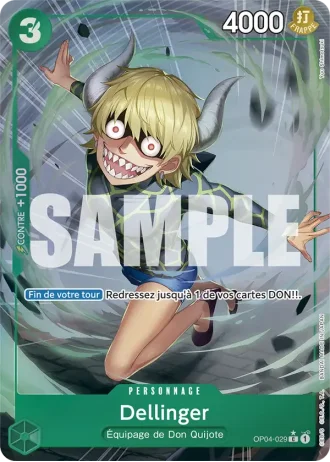 Dellinger (OP04-029) (Reprint) — ONE PIECE CARD THE BEST (PRB01)