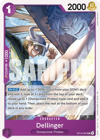 Dellinger (OP14-067) — The Azure Sea's Seven (OP14-EB04)