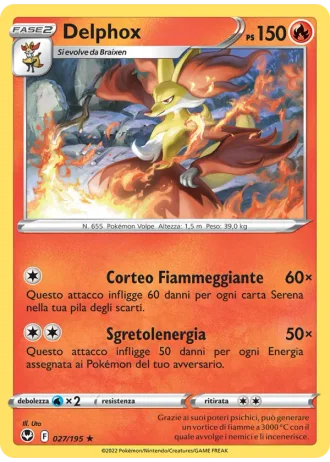 Delphox #027 — Tempesta Argentata