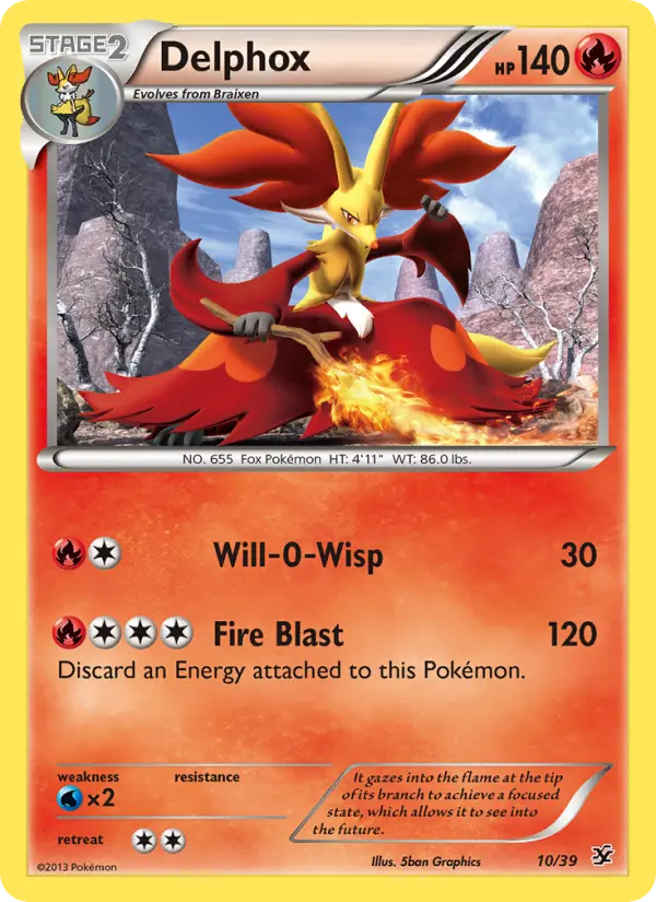 Delphox #10 — Kalos Starter Set