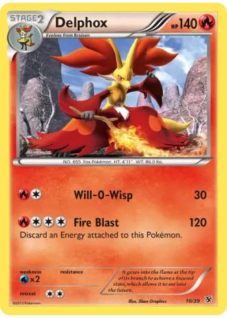 Delphox #10 — Kalos Starter Set