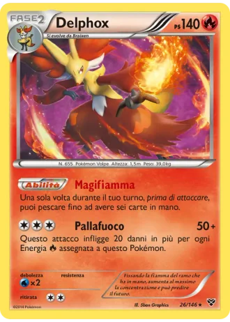Delphox #26/146 — XY