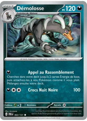 Démolosse #063/131 — Évolutions Prismatiques
