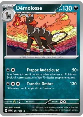 Démolosse #133/197 — Flammes Obsidiennes