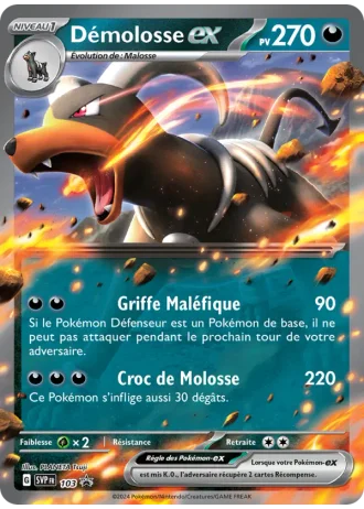 Démolosse ex #103 — Écarlate & Violet Promos