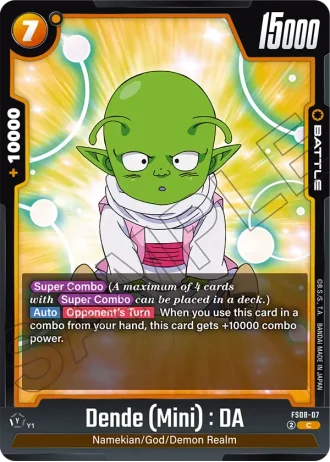 Dende (Mini) : DA FS08-007 — Vegeta (Mini) Super Saiyan 3 (FS08)