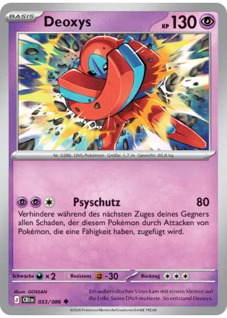Deoxys #033/86 — Wachsendes Chaos