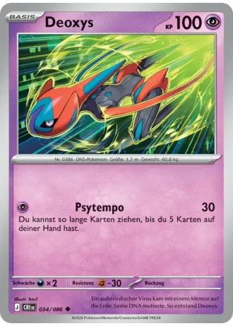Deoxys #034/86 — Wachsendes Chaos