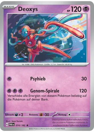 Deoxys #074/182 — Paradoxrift