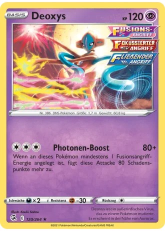 Deoxys #120/264 — Fusionsangriff
