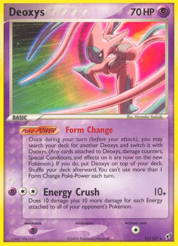 Deoxys #17 — EX Deoxys