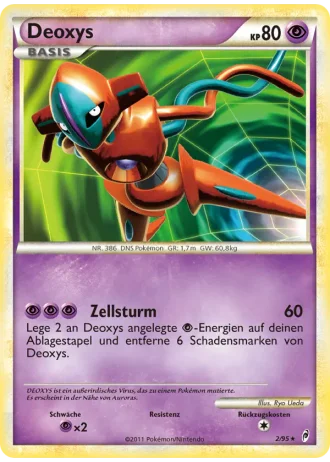 Deoxys #2/95 — Ruf der Legenden