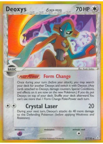 Deoxys #5/110 — Holon Phantoms