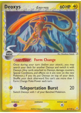 Deoxys #6/110 — EX Fantasmi di Holon
