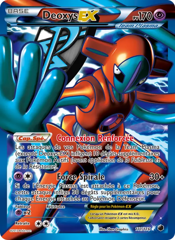 Deoxys EX #111 — Glaciation Plasma