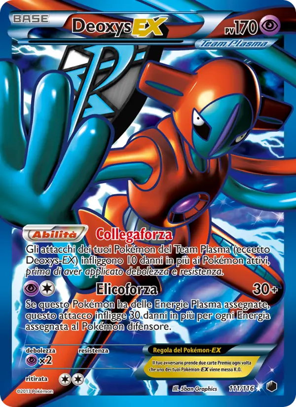 Deoxys EX #111 — Glaciazione Plasma
