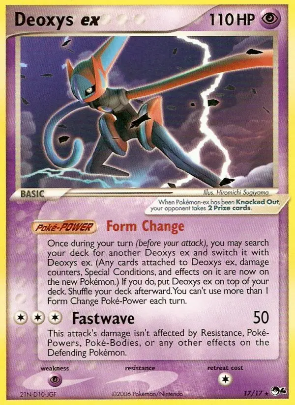 Deoxys ex #17 — POP Series 4