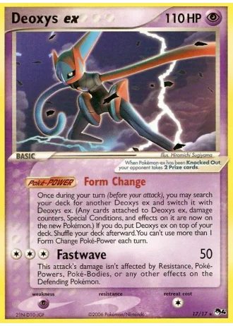 Deoxys ex #17 — POP Series 4