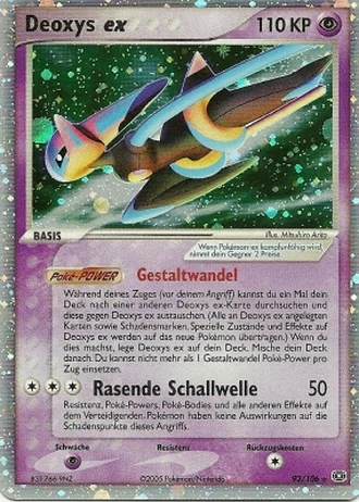 Deoxys ex #93 — EX Smaragd