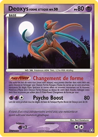 Deoxys Forme Attaque #24 — Éveil des Légendes
