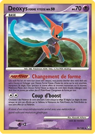 Deoxys Forme Vitesse #26 — Éveil des Légendes
