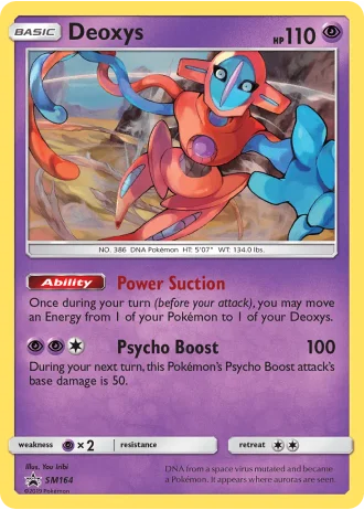 Deoxys SM164 — Sun & Moon Promos