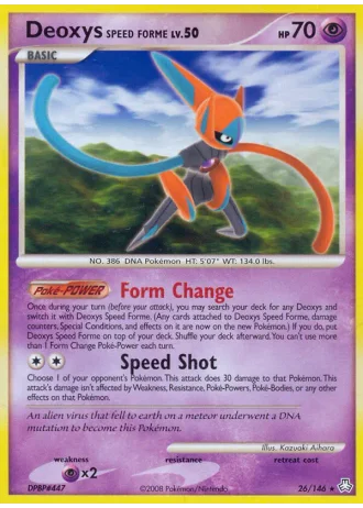 Deoxys Speed Forme #26/146 — Il Risveglio dei Miti