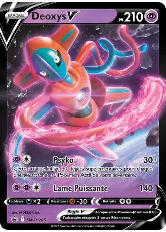 Deoxys V SWSH266 — Épée & Bouclier Promos