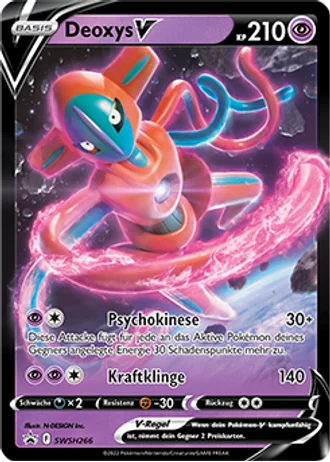 Deoxys V SWSH266 — Schwert & Schild Promos