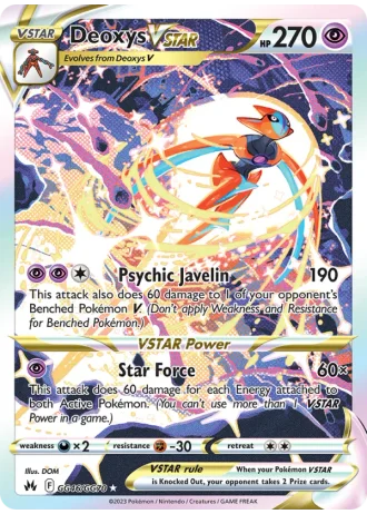 Deoxys VSTAR GG46/70 — Galarian Gallery (Crown Zenith)