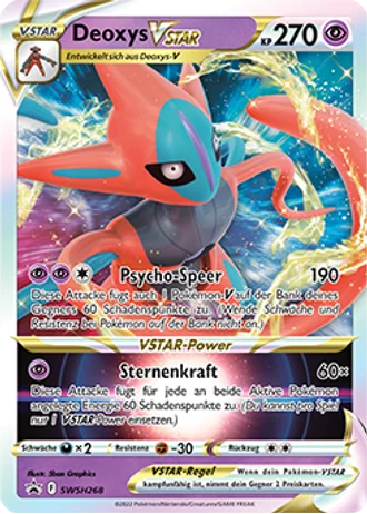 Deoxys VSTAR SWSH268 — Schwert & Schild Promos