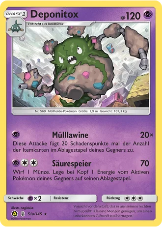 Deponitox #51a — Gelbes-A-Alternativkarten