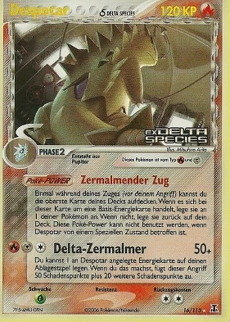 Despotar #16 — EX Delta Species