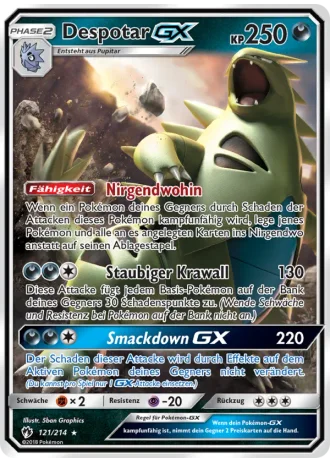 Despotar GX #121/214 — Echo des Donners