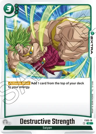 Destructive Strength  FS03-016 — Broly (FS03)