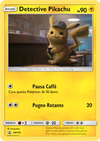 Detective Pikachu SM190 — Sole e Luna Promos
