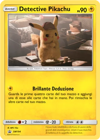 Detective Pikachu SM194 — Sole e Luna Promos