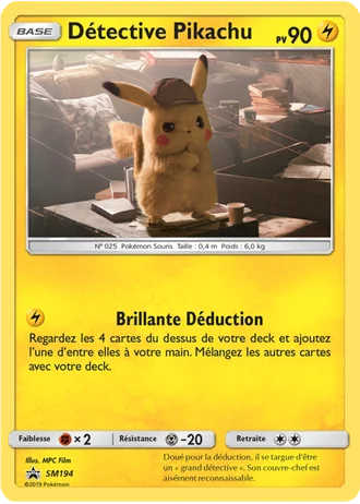 Détective Pikachu SM194 — Soleil & Lune Promos